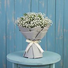 Букет цветов из:  Гипсофила в Гидроторфе