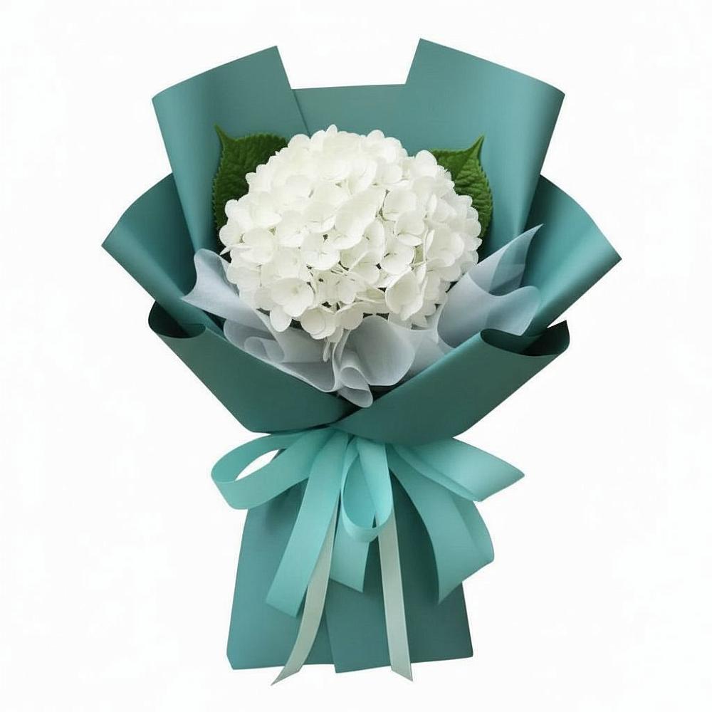 Букет цветов из: Гортензия в Гидроторфе