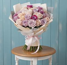 Букет цветов из:  Розы в Гидроторфе