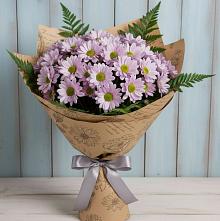 Букет цветов из:  Хризантемы в Гидроторфе