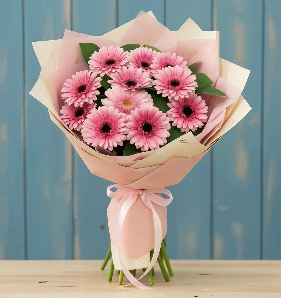 Букет цветов из: Герберы в Гидроторфе