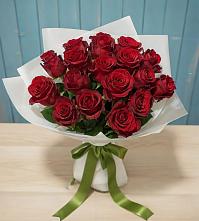 Букет Красные розы в Гидроторфе