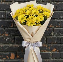 Букет цветов из:  Хризантемы в Гидроторфе