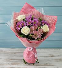 Букет цветов из:  Герберы в Гидроторфе