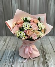 Букет цветов из:  Гвоздики, Розы и Хризантемы #REPLACE_PRED# Гидроторфе