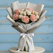 Букет цветов из:  Розы #REPLACE_PRED# Гидроторфе