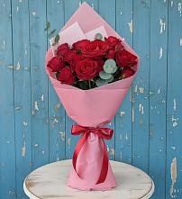 Букет цветов из:  Розы в Гидроторфе